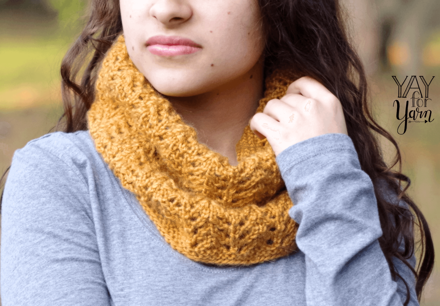 Afternoon Stroll Cowl - PDF Knitting Pattern & Video Tutorial product image (1)