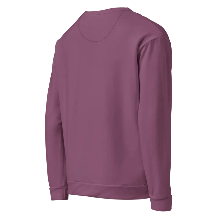 Plain Dark Lilac Purple Soft Summer Unisex Recycled Polyester Heavyweight Premium Sweatshirt by Treasure Pie product image (6)