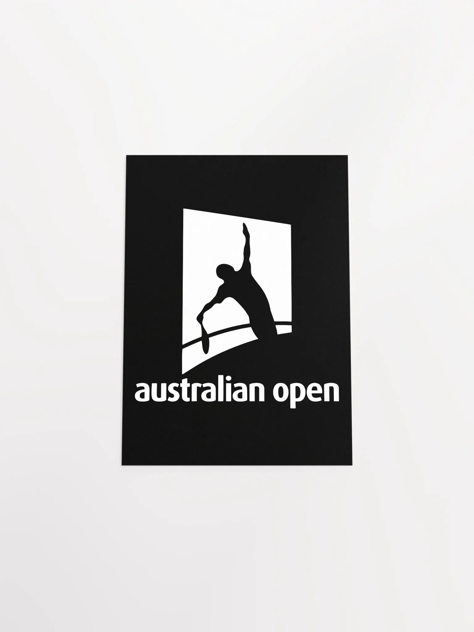 Australian Open Silhouette Tennis Poster product image (49)