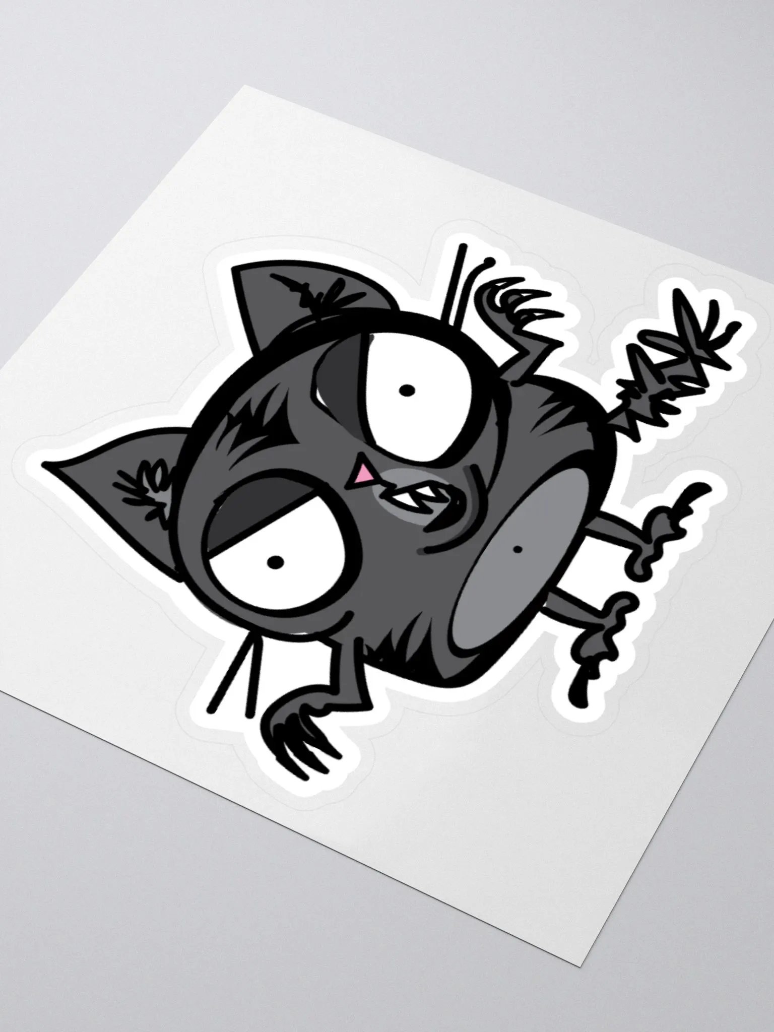 Black Cat Energy Sticker product image (3)