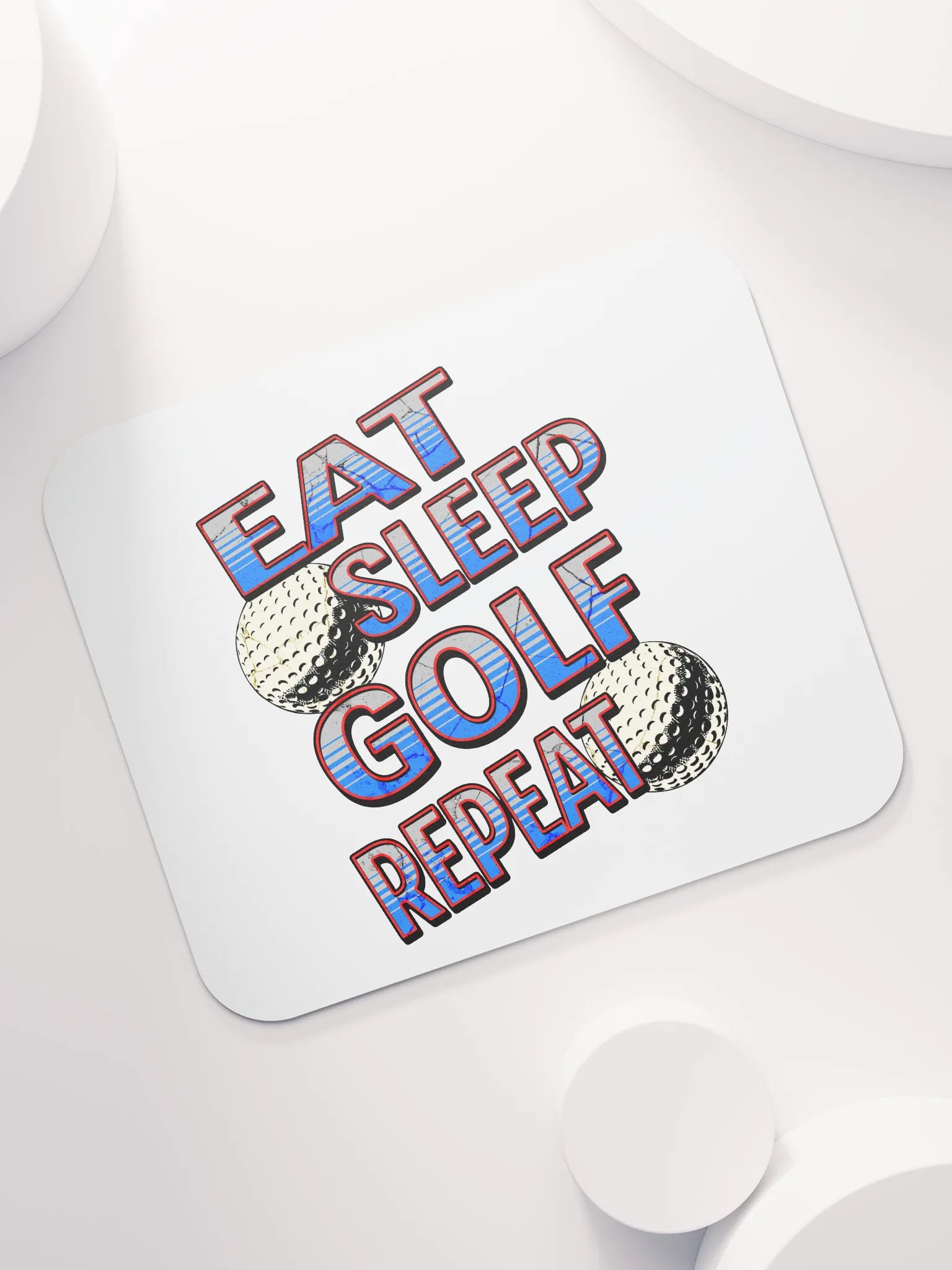 Eat Sleep Golf Repeat Angle Essential Mouse Pad product image (5)