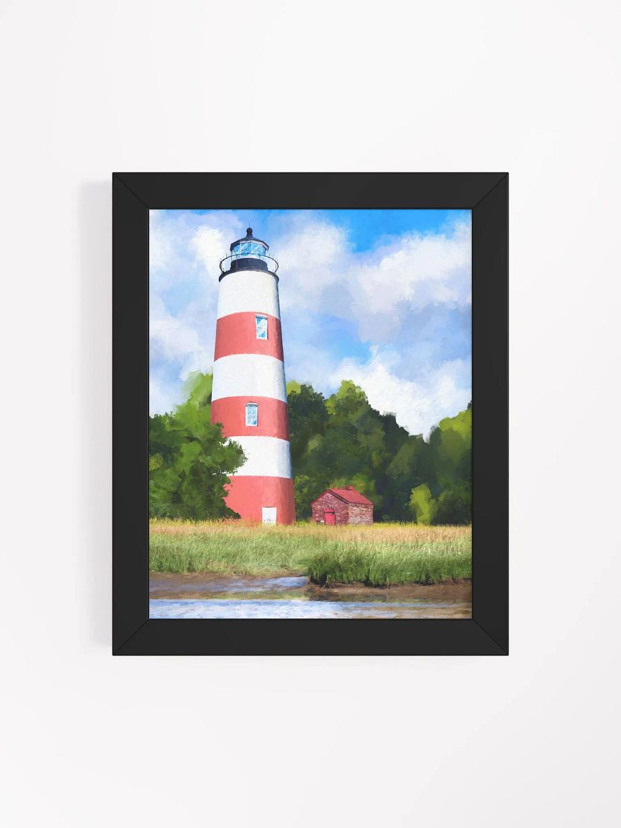 Sapelo Island Lighthouse – Georgia Coast Framed Poster product image (66)