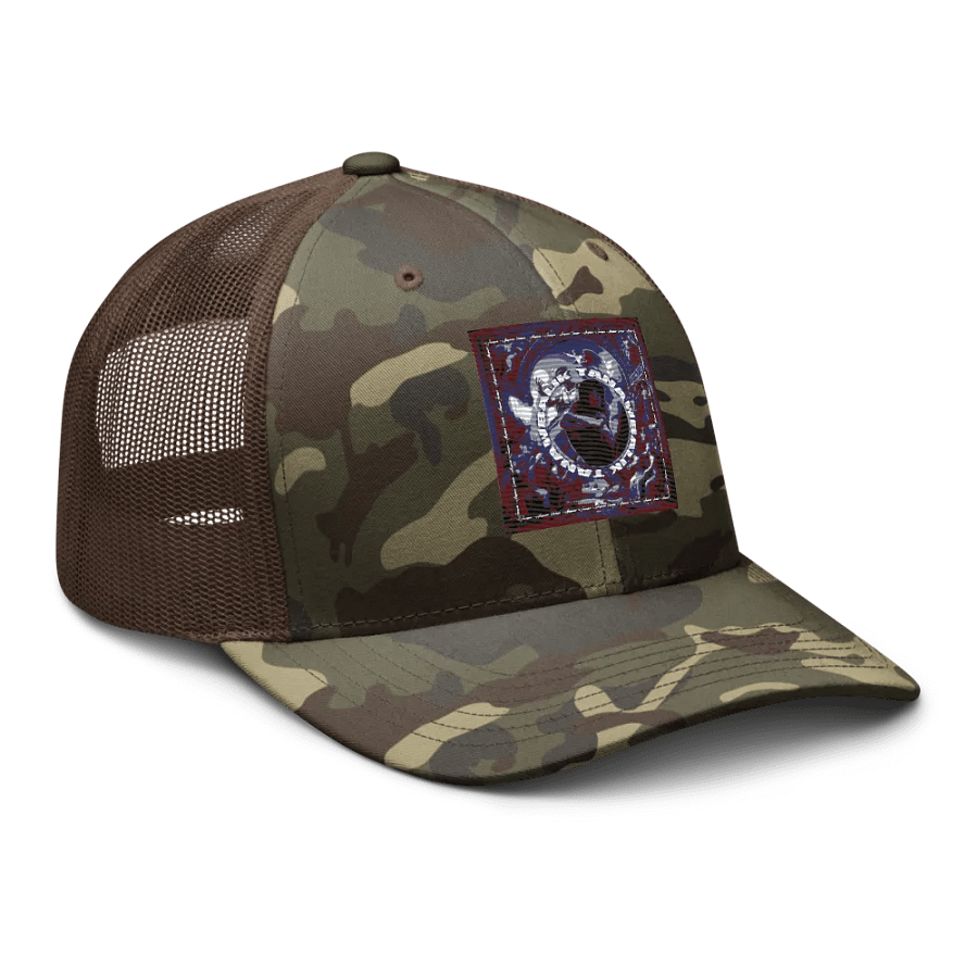 Balik Tanaw Homeless Artistic Camo Trucker Hat product image (6)