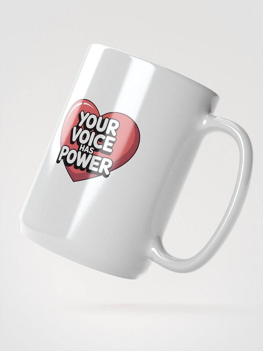 Empowerment Heart White Glossy Mug product image (2)