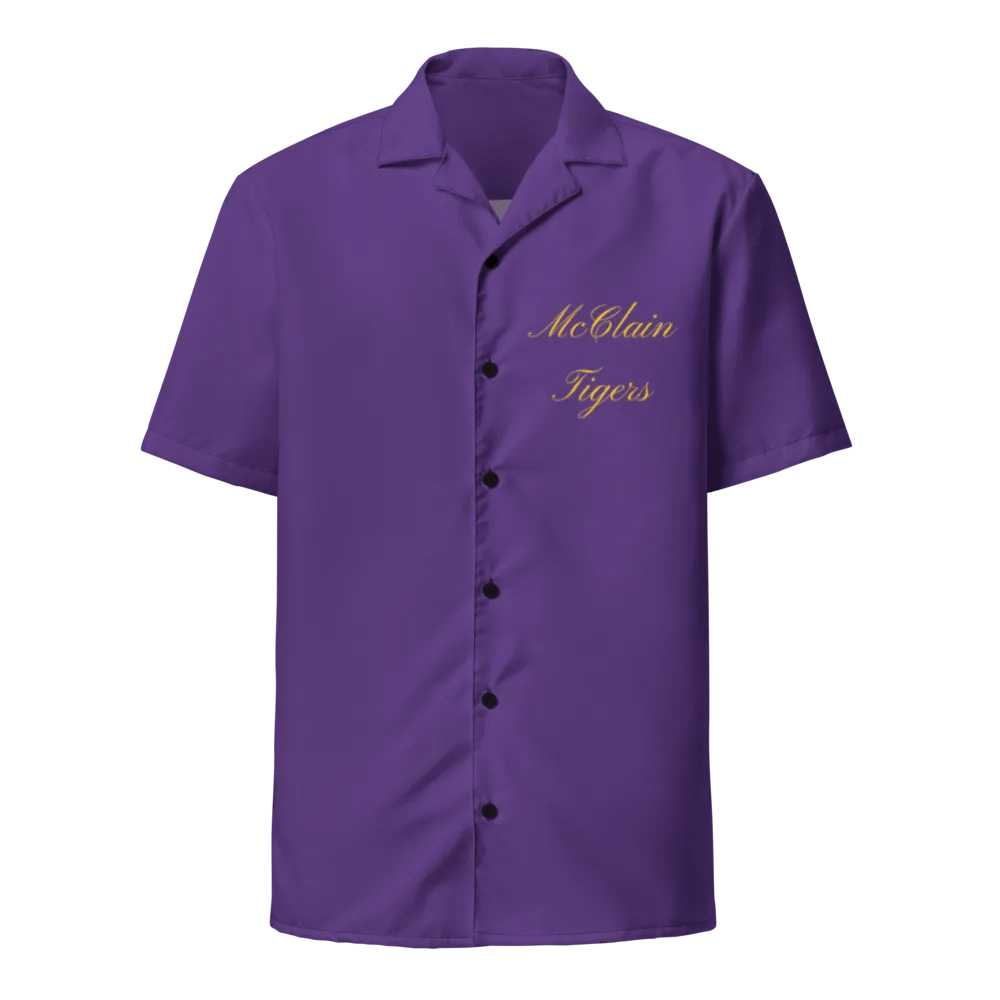 MCCLAIN TIGERS SHORT SLEEVED BUTTON UP product image (3)