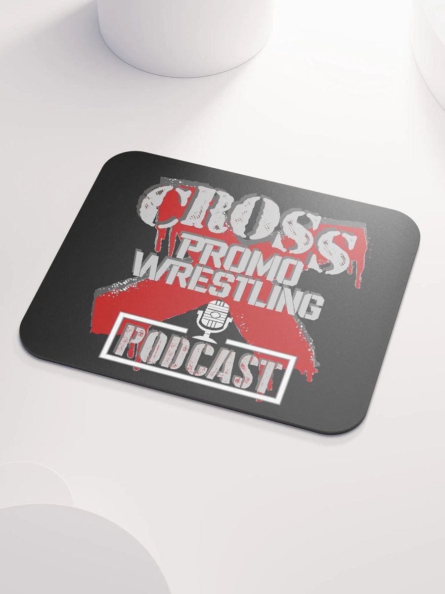 Retro Wrestling Mic Mouse Pad product image (3)