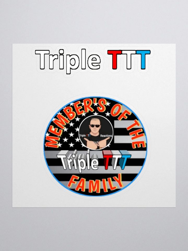 Triple TTT Members Sticker product image (1)