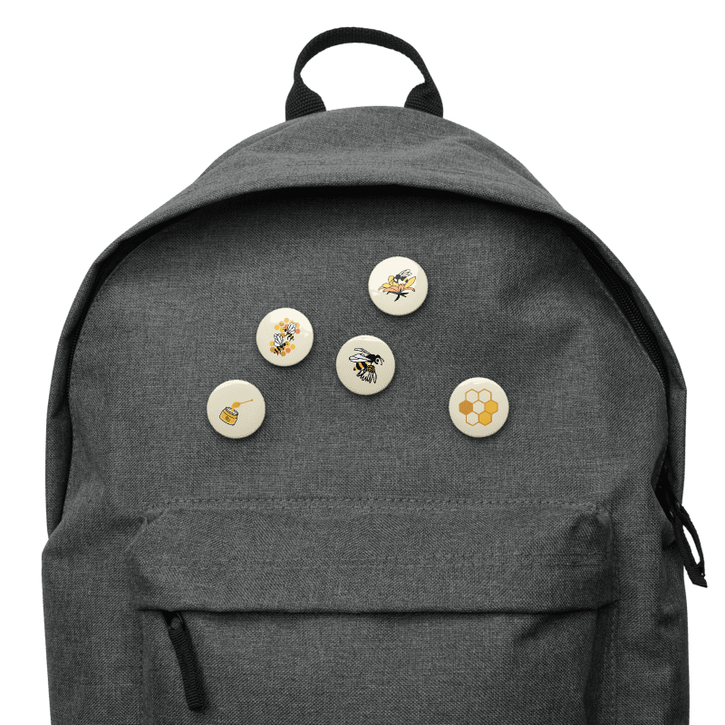 Honeycomb Delight Pin Button Set product image (9)