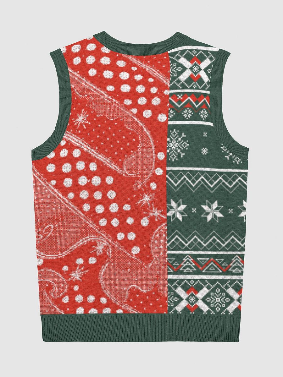 Cozy Jacquard V-Neck Vest product image (25)