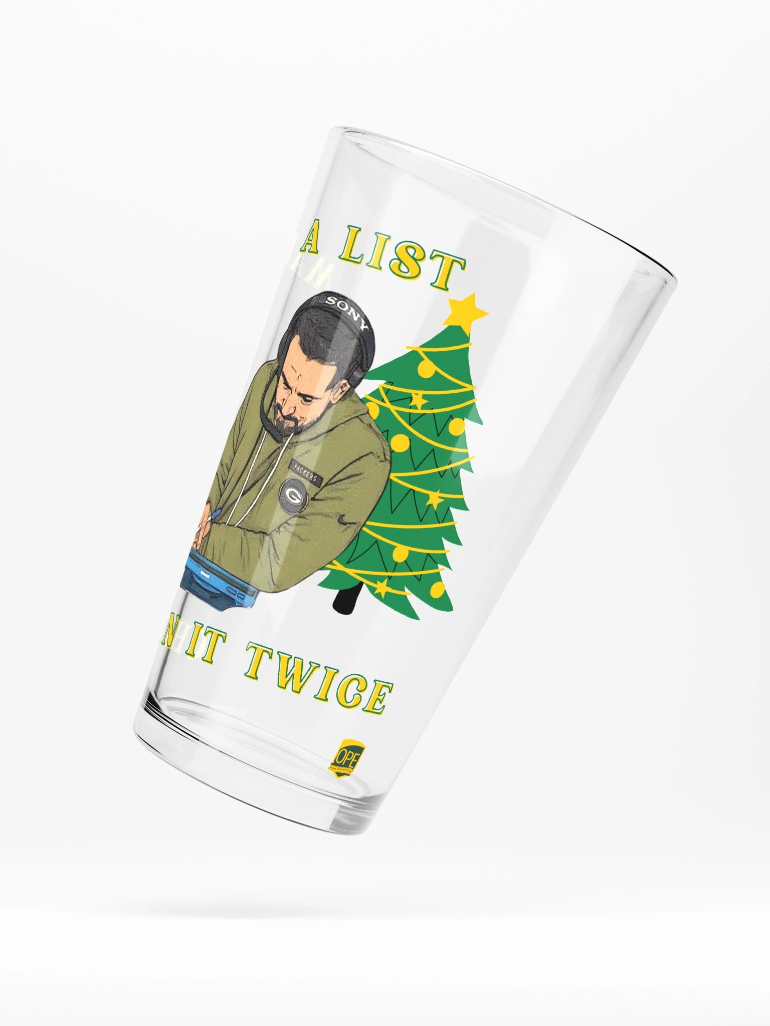 Makin a List Shaker Pint Glass product image (5)