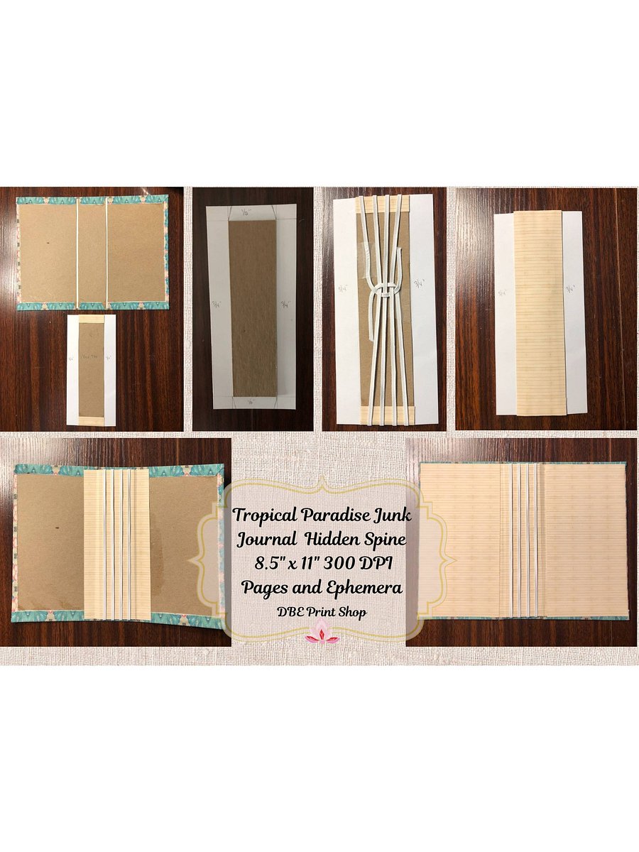 Tropical Paradise Travel Junk Journal w/Hidden Spine product image (4)