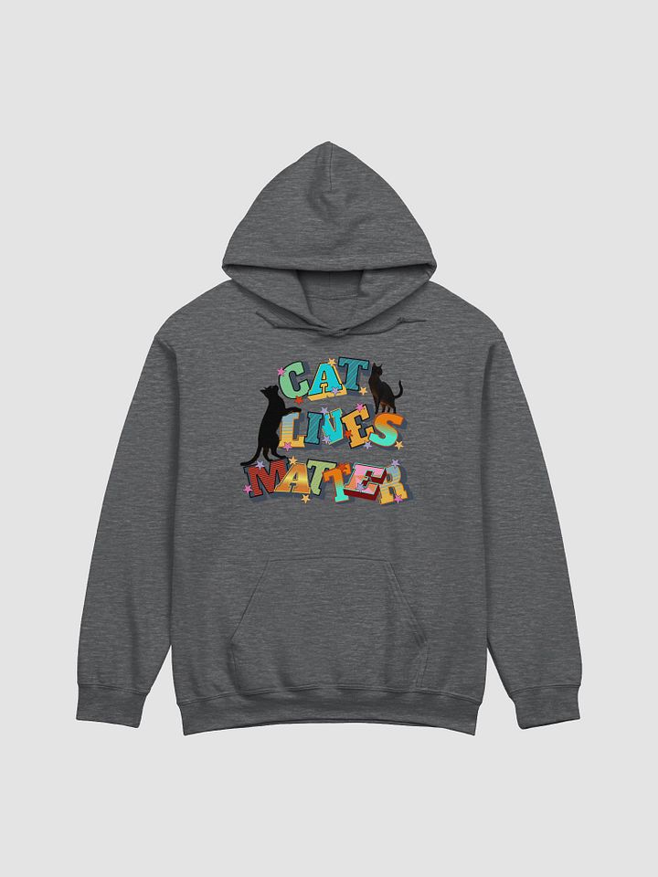 Cat Lives Matter Pawsitively Bold Hoodie product image (1)