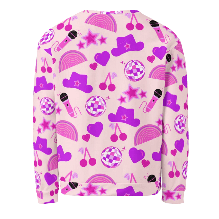 Country Rainbow Disco Vibes All-Over Sweatshirt product image (2)