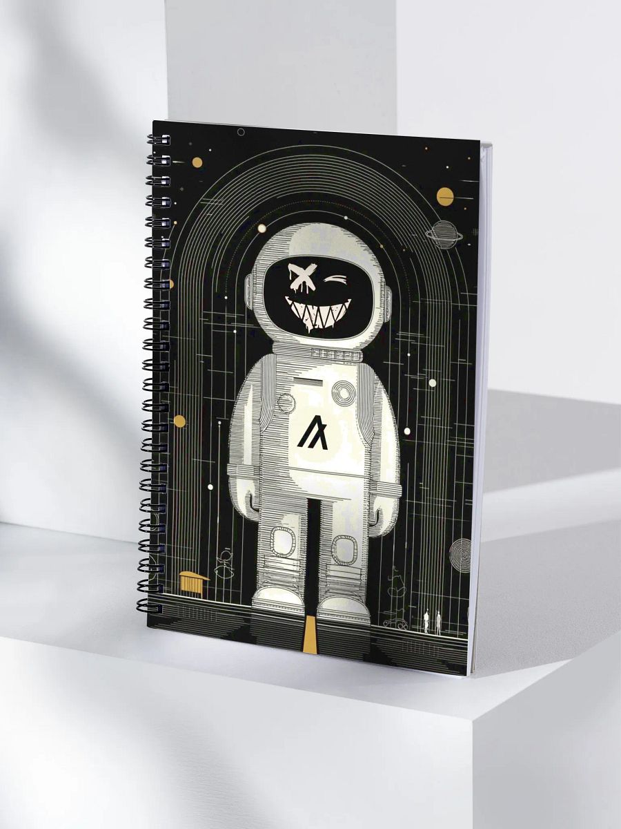 Algorand Cosmic Grin Spiral Notebook product image (4)