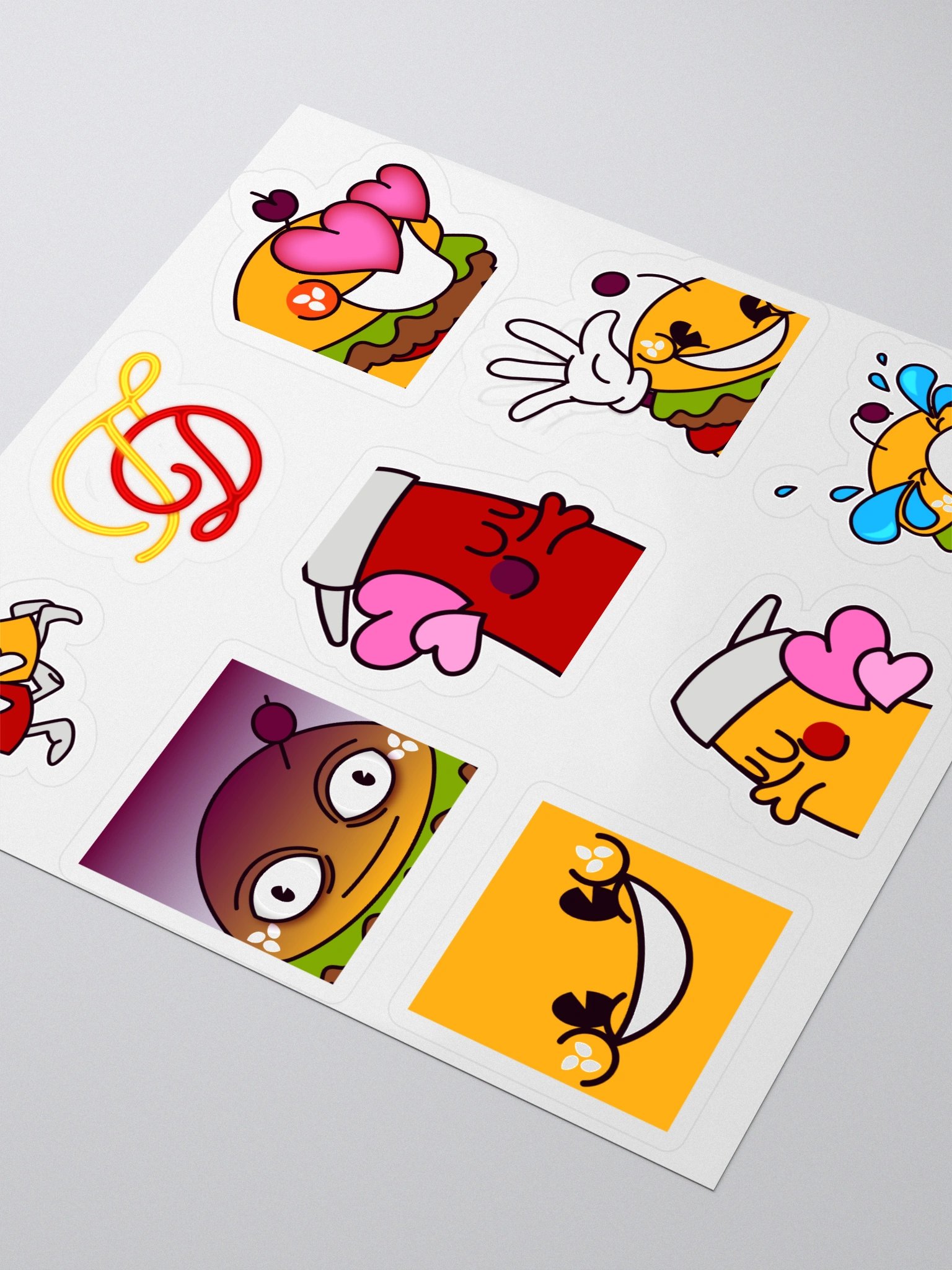 Emote Sticker Sheet product image (3)