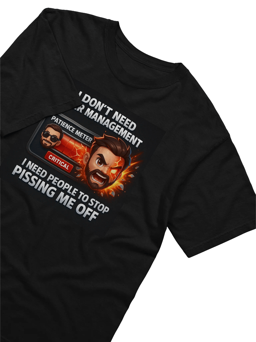 Patience Meter Cartoon T-Shirt product image (17)