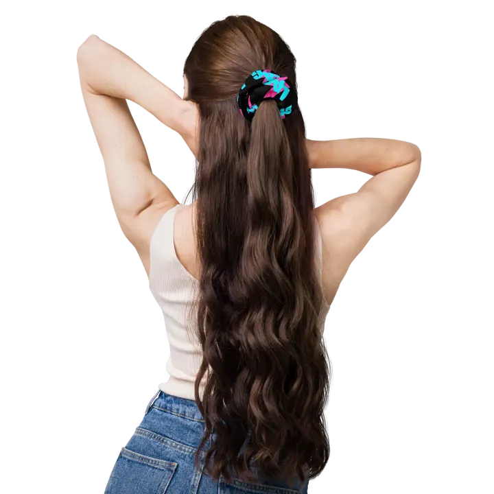 LAG Scrunchie with Bow (Black) product image (2)