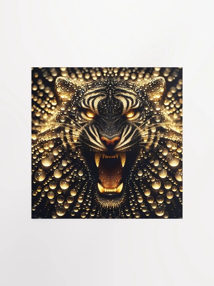 Golden Tiger Roar Poster product image (1)