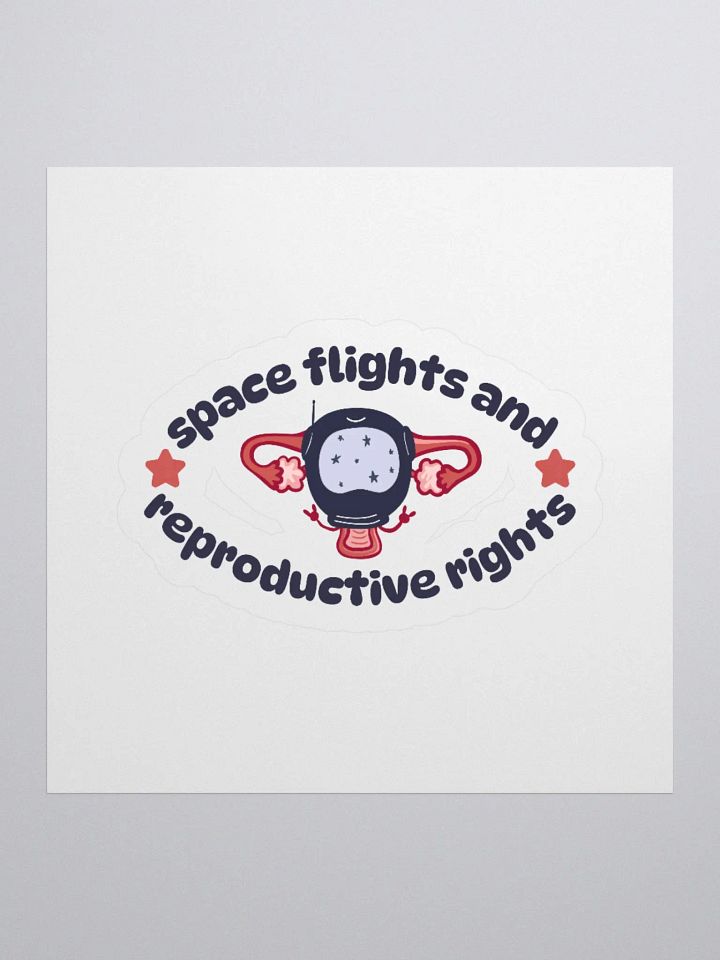 Space Flights and Reproductive Rights Sticker product image (1)
