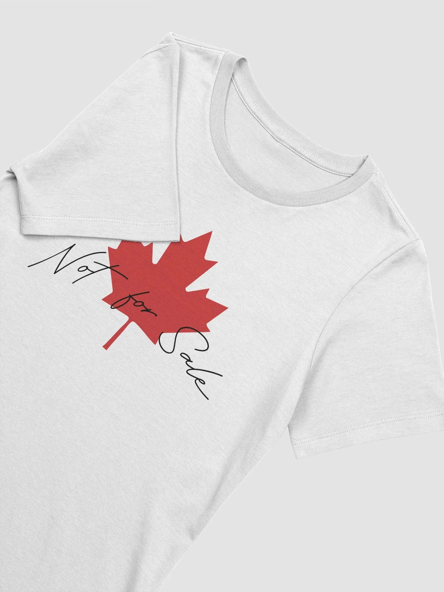 Canadian "Not For Sale" Crop Hoodie by Shameless product image (15)
