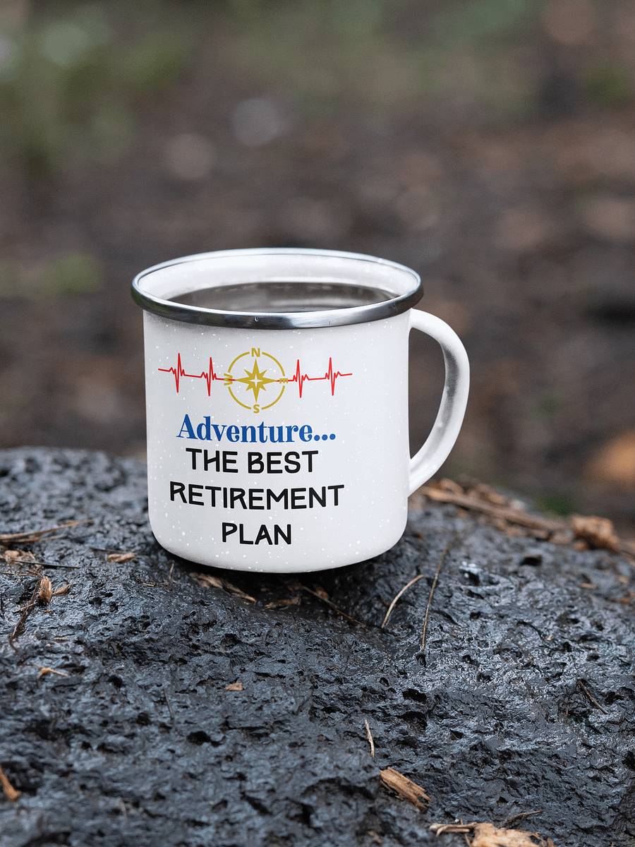 Retirement Adventure Enamel Mug product image (2)