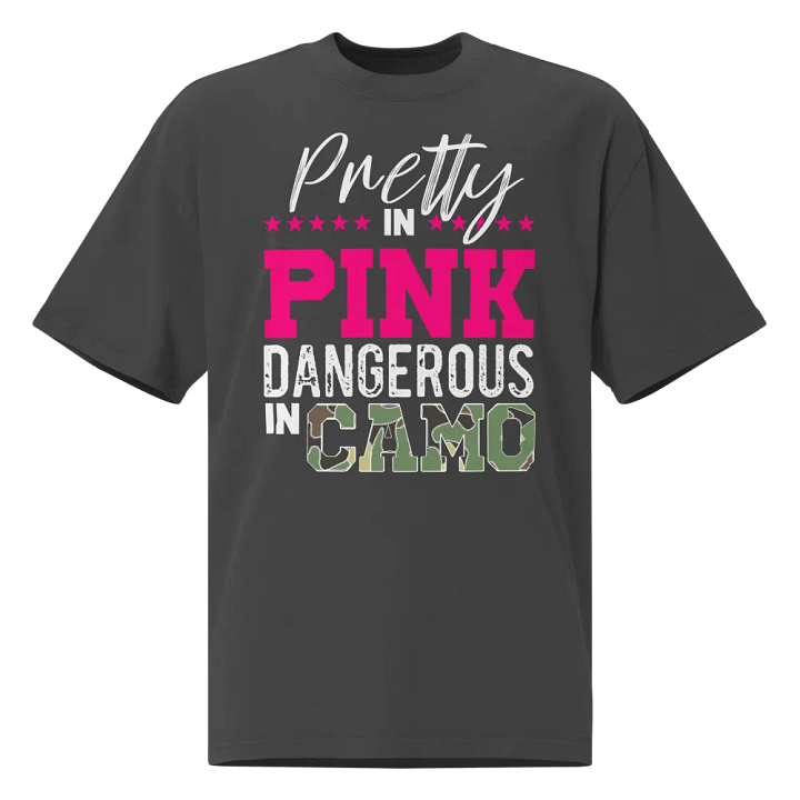 GHTVHub-Pretty in Pink Distorted Graphic T-Shirt product image (1)