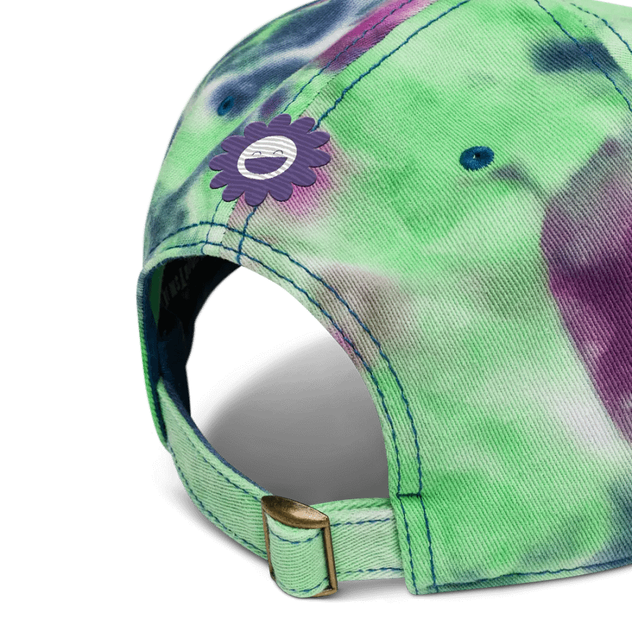 Groovy Purple Tie-Dye Hat product image (3)