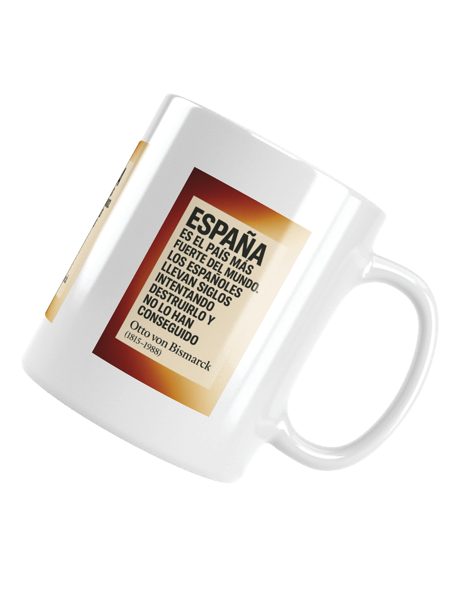 TAZA ultra-premium con cita histórica poco conocida de Bismarck sobre España product image (15)