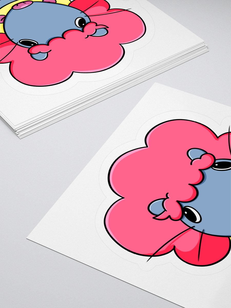 CHEESY RAT STICKER #1 product image (13)