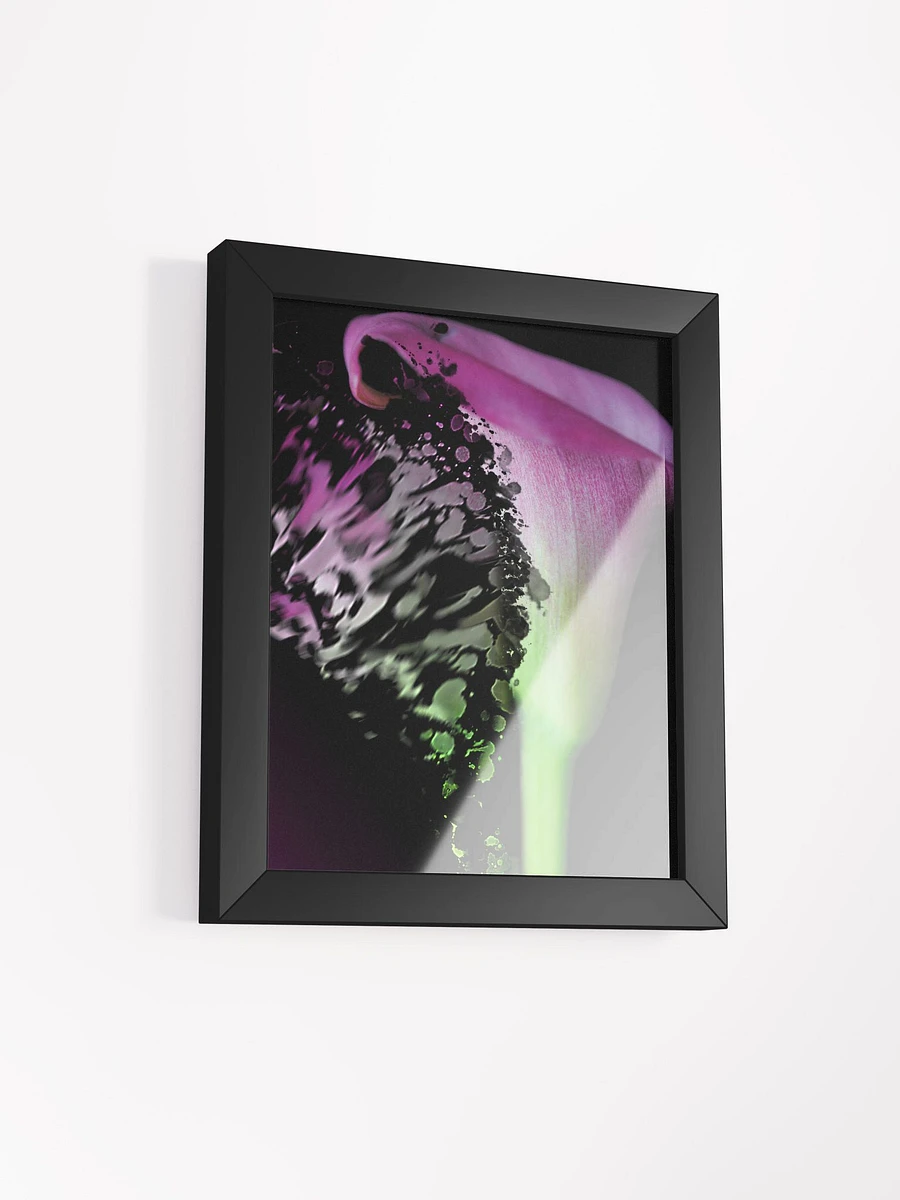 Shattered Pink Calla Lily Framed Poster product image (32)