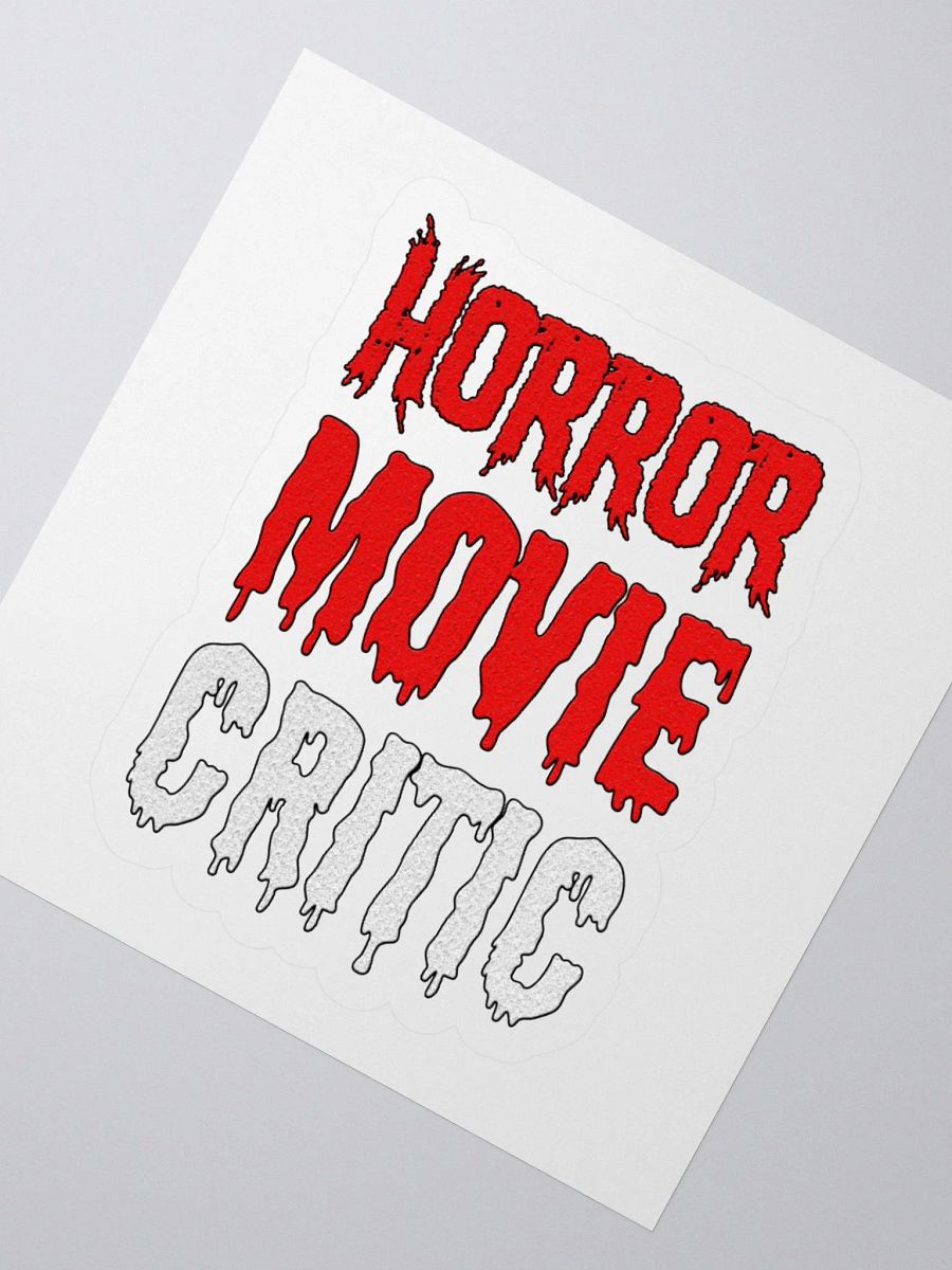 Horror Movie Critic Sticker product image (2)