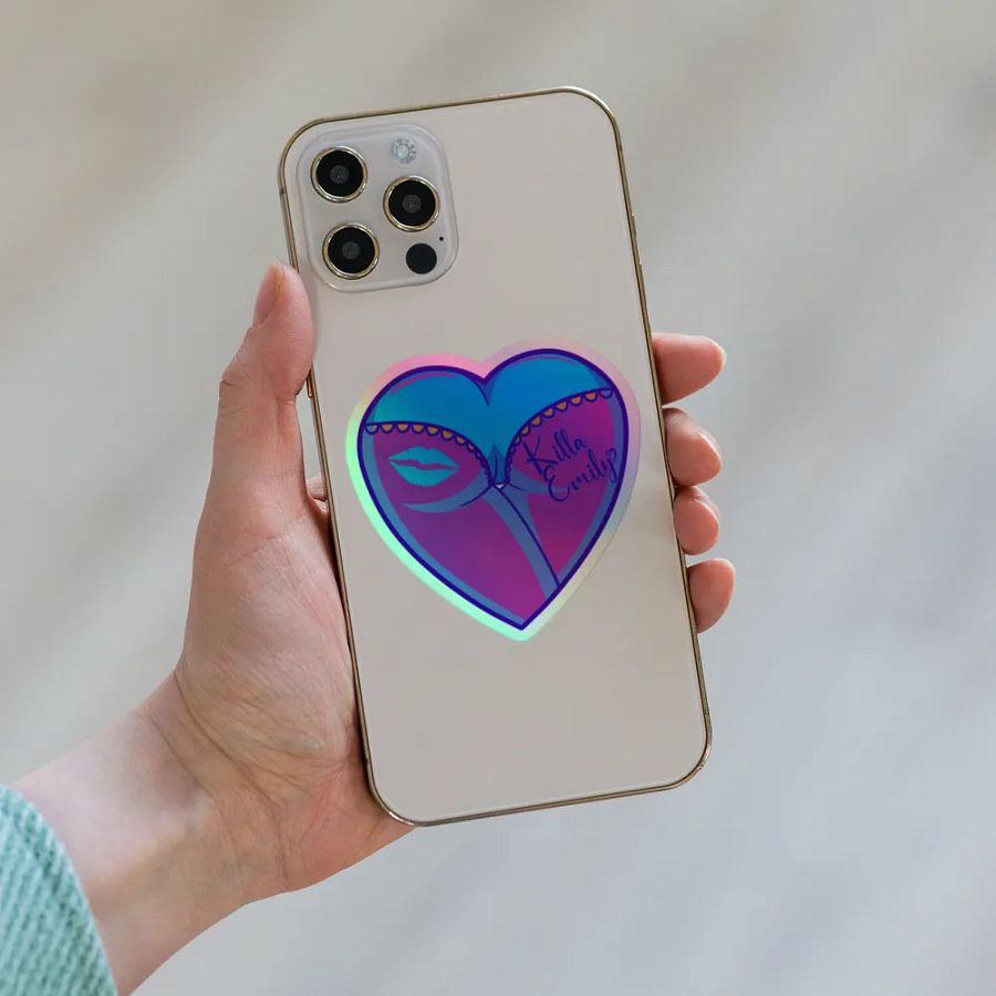 HEART BUTT STICKER product image (8)