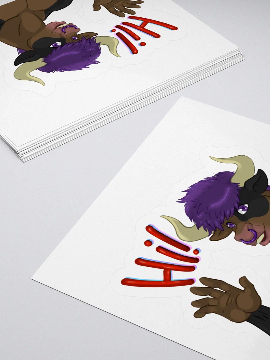 Yuuma "Hi!" Emote Sticker product image (4)