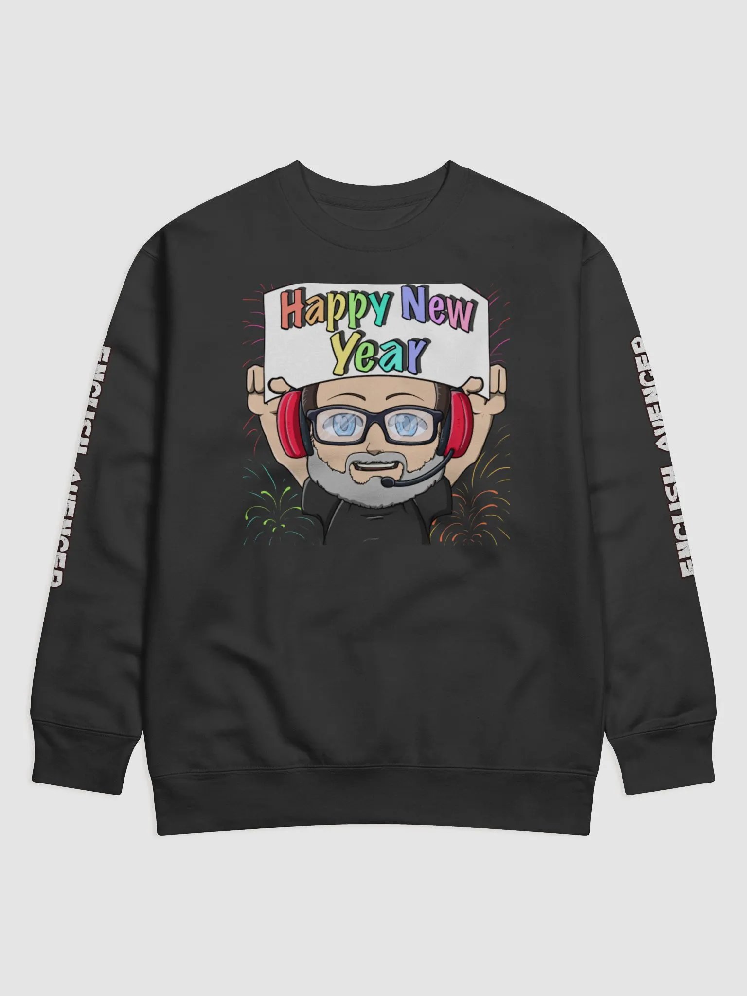 Happy New Year Ricky Emote Sweatshirt product image (1)