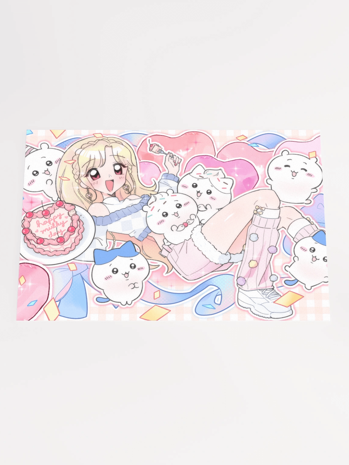 Birthday with Miikawa & Chiikawa ~ 2025 ver. Print product image (2)