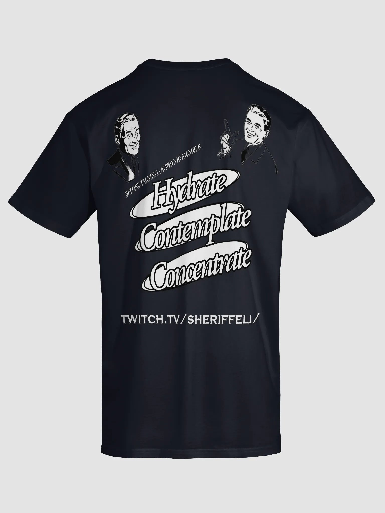 Hydrate, Contemplate, Concentrate Unisex Premium Tee product image (5)