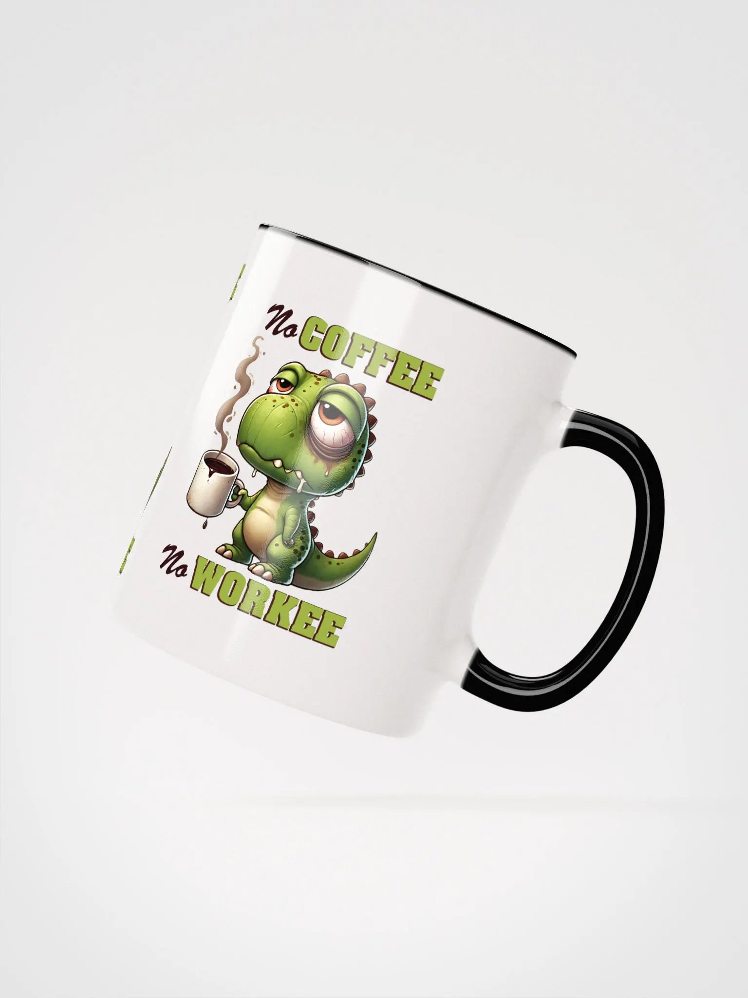 Sad Dinosaur Coffee Mug – 