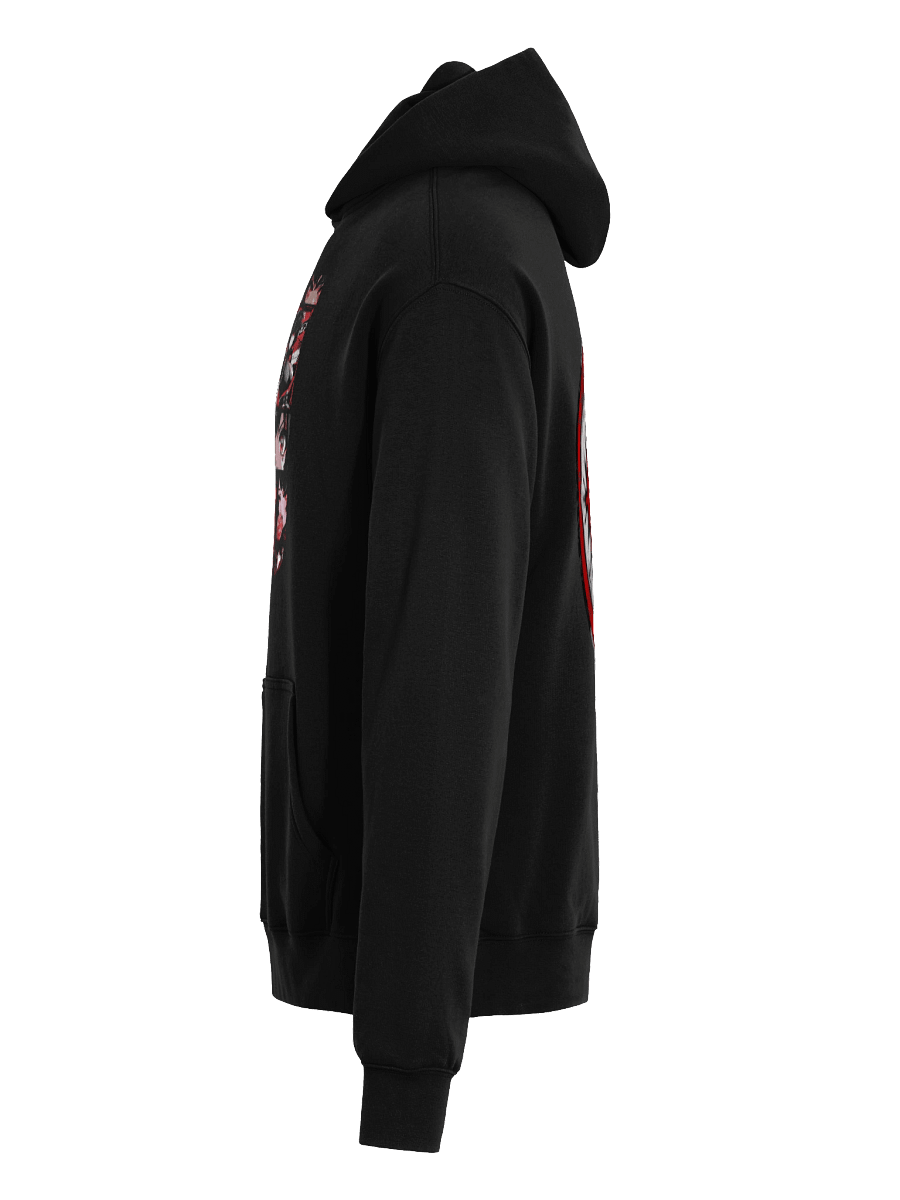 Triple Print Premium Oversized Heavyweight Hoodie Ellen "Bite!" Design Unisex product image (6)