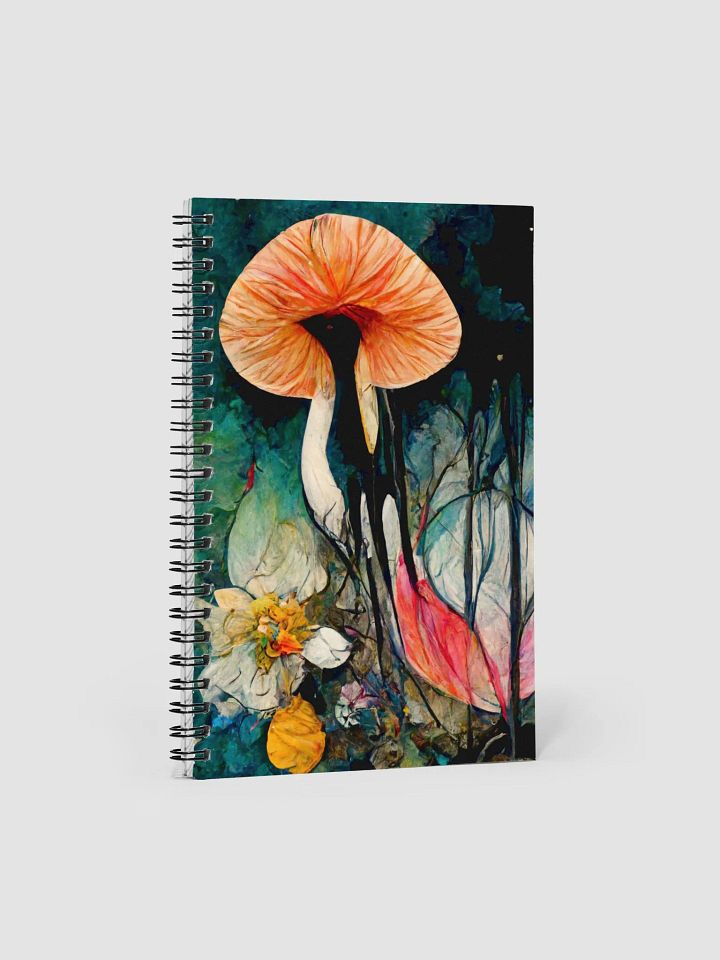 Surreal Mushroom Dreams Spiral Notebook product image (1)