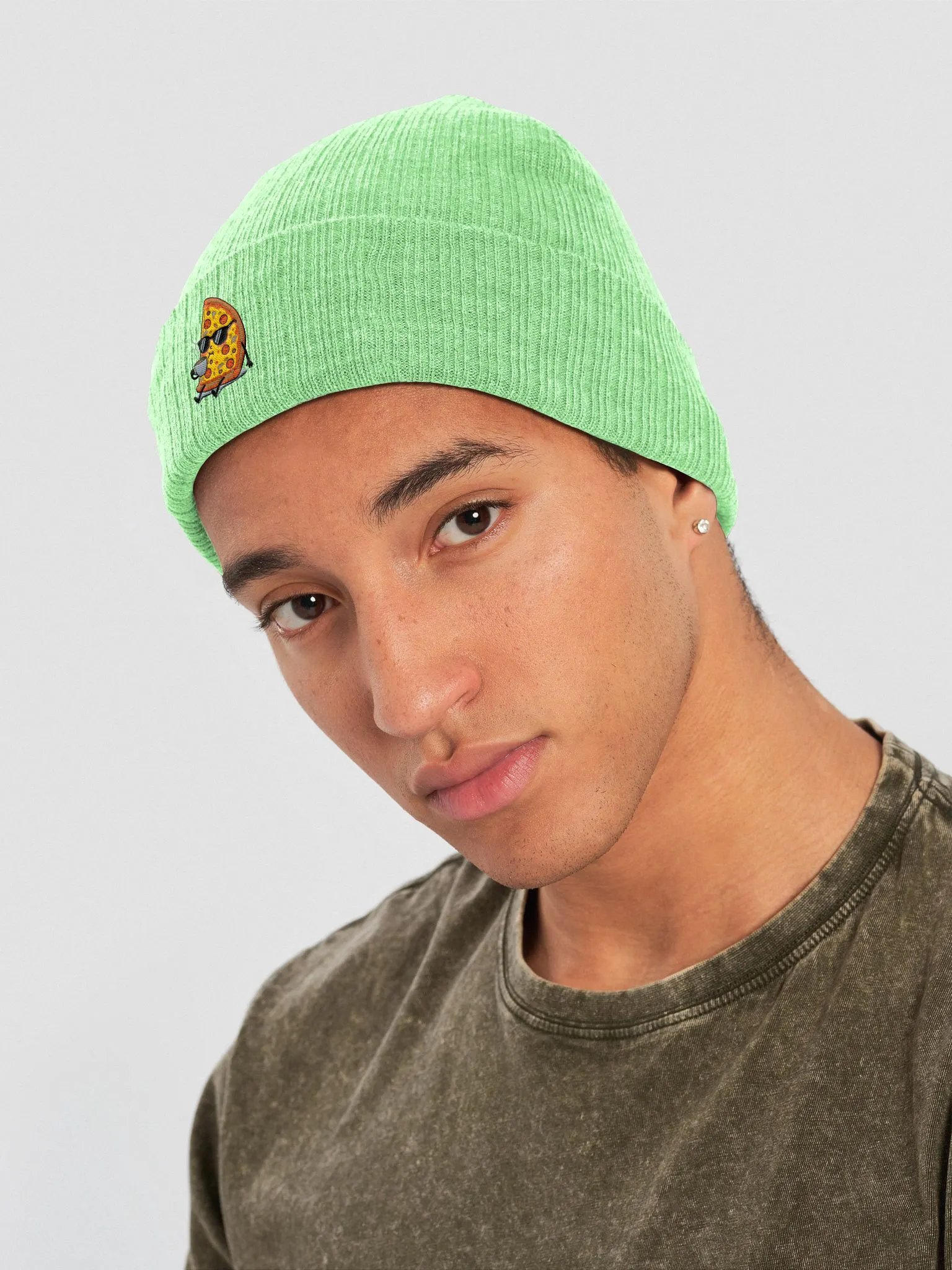 Cool Slice Coffee Club Knit Beanie product image (20)
