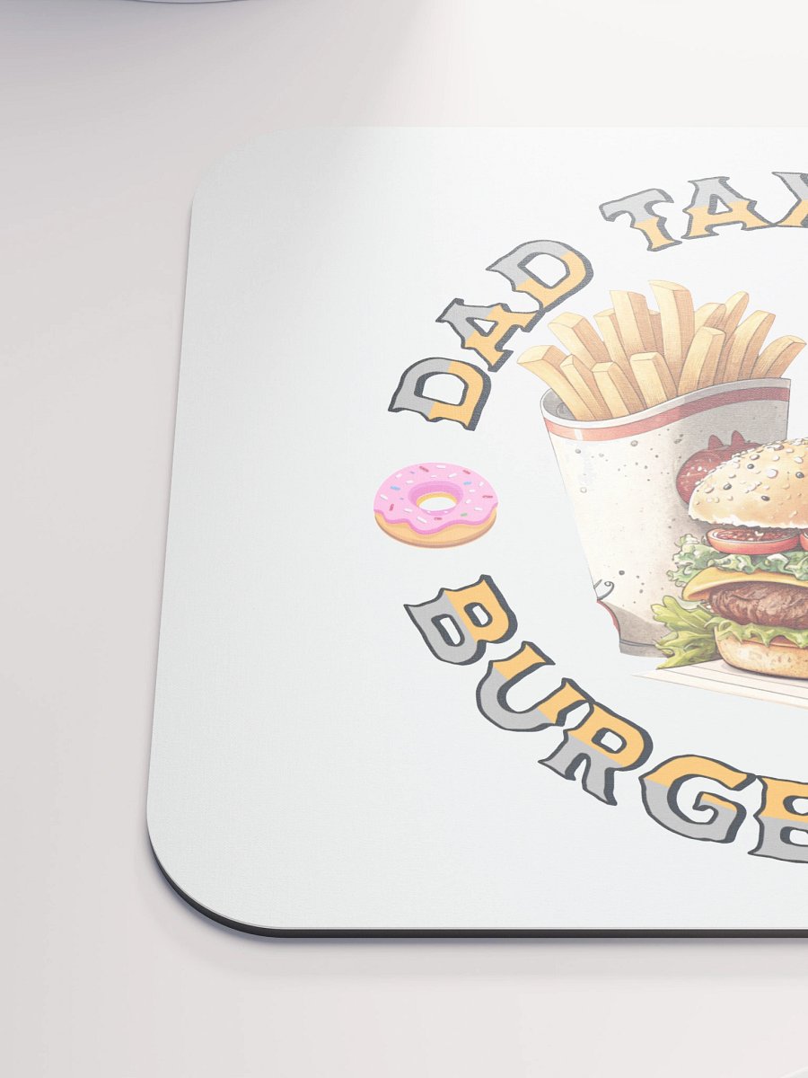 Dad Tax Rules Burger Fries Mouse Pad product image (6)