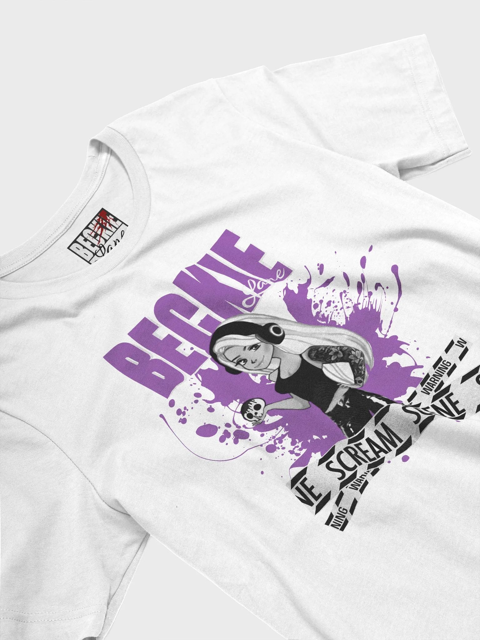Creative Psycho - White Tee product image (4)