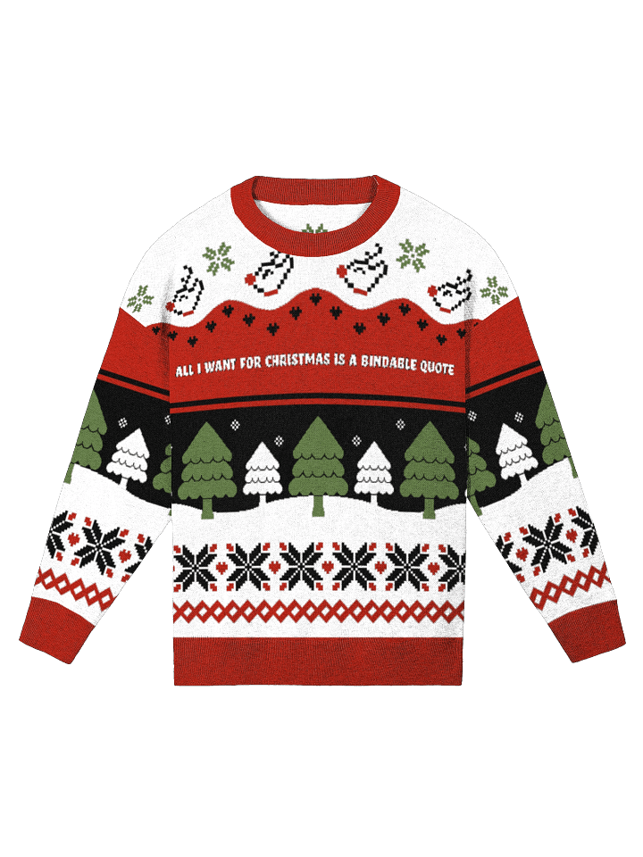 Festive Holiday Cheer Knitted Sweater product image (2)
