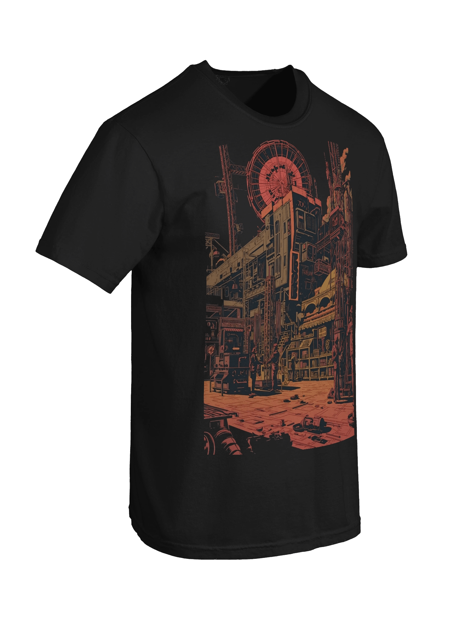 Retro Industrialization Heavyweight T-Shirt product image (8)