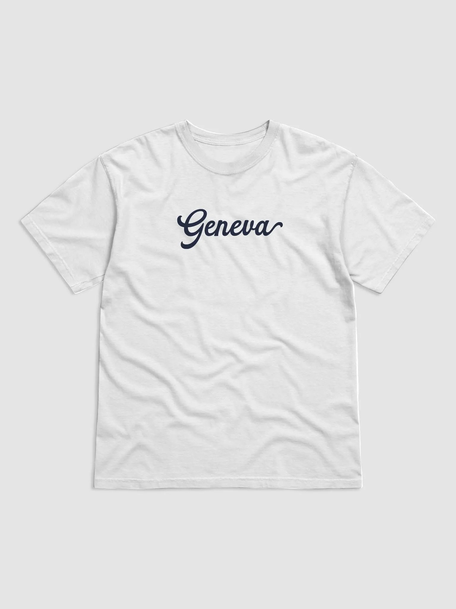 Geneva Script T-Shirt on Gold/White/Ivory product image (9)