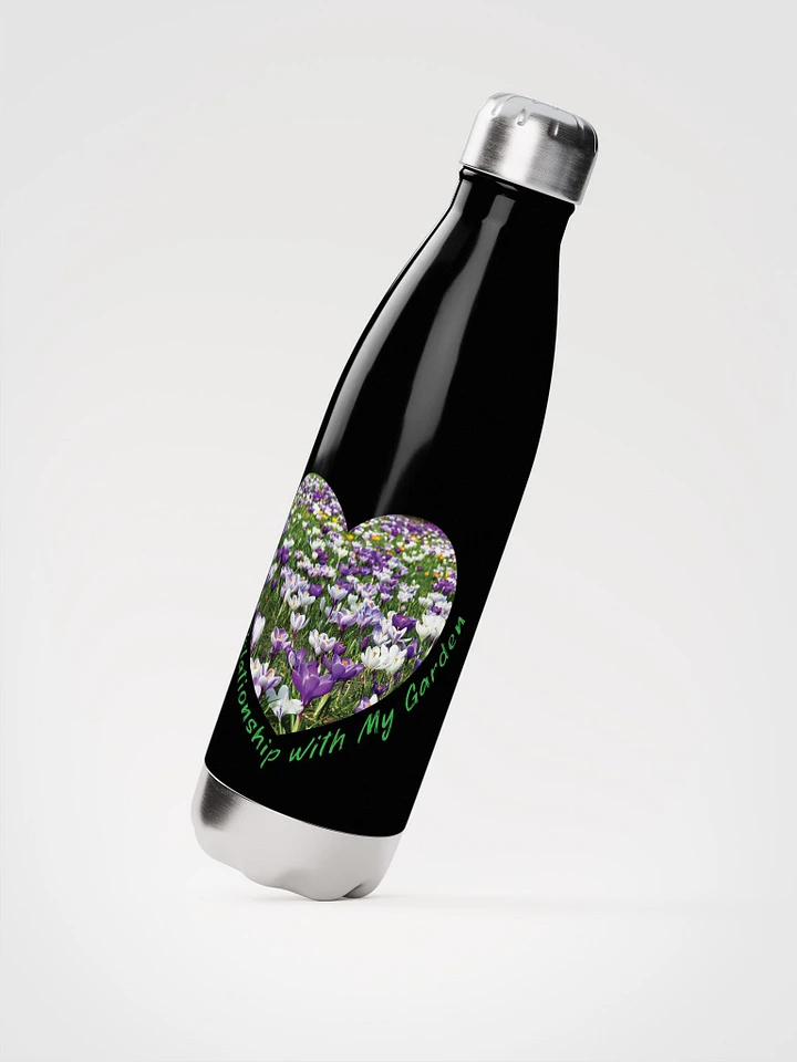 Floral Heart Stainless Steel Water Bottle product image (2)