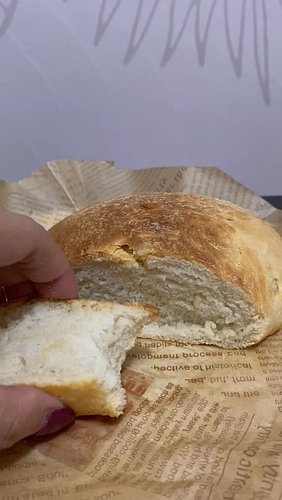 Soft & Fluffy Crusty Round Loaf 🍞😋