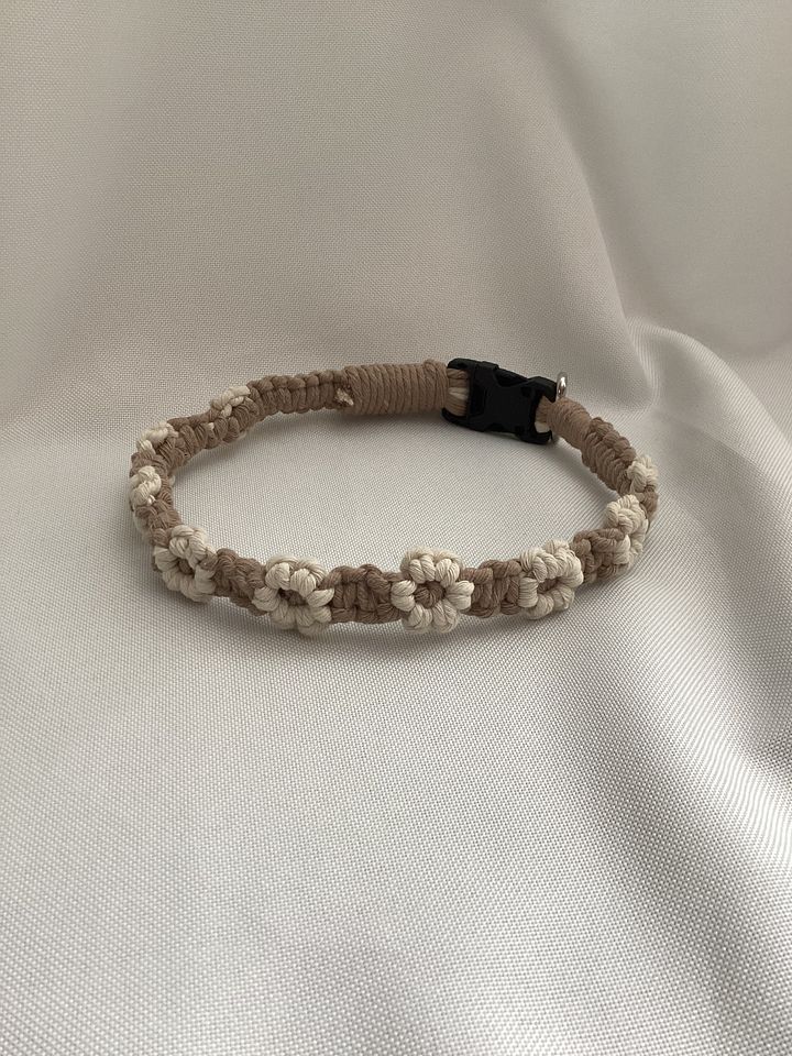Obroża z makramy Boho Daisies product image (1)
