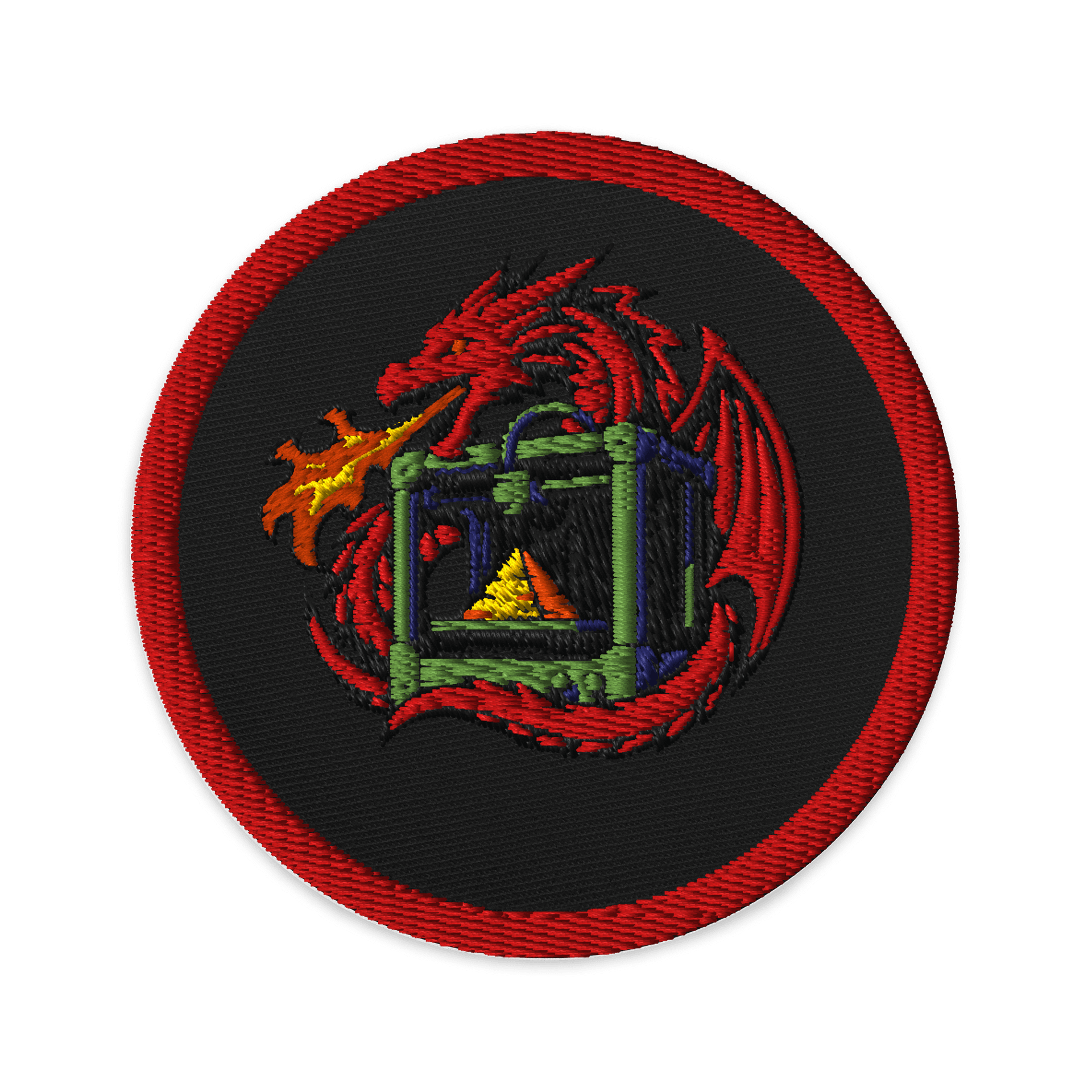 Twitch Dragon Embroidered Patch product image (1)