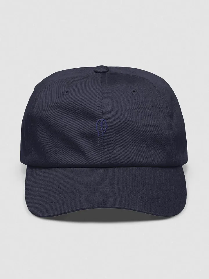 EXCLAIMING MENTALLY (sm. design, navy thread) classic dad hat product image (33)